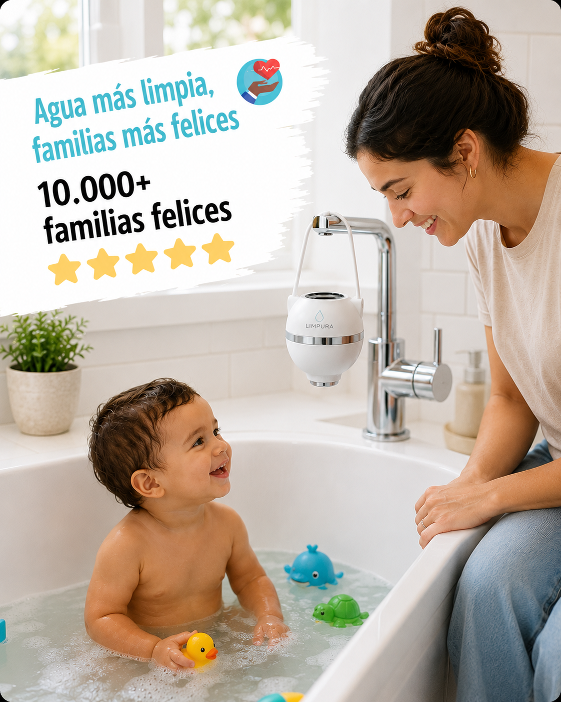 LIMPURA™ Filtro de Baño 8X